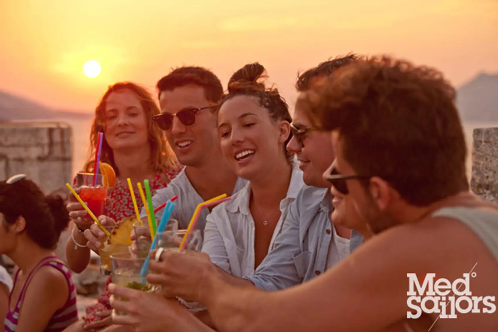 Croatia Sailing - Sunset drinks with friends